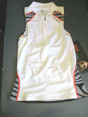 NUEVO CON ETIQUETAS ORCA PARA HOMBRES 226 1/2 CREMALLERA TRIATLÓN CAMISETA BLANCA XS X-PEQUEÑA Foto 1 de 2