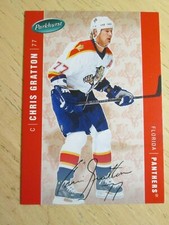 2005-06 PARKHURST FACSMILE, AUTO PARALLEL, CHRIS GRATTON, SER. 58/100 CARD # 208