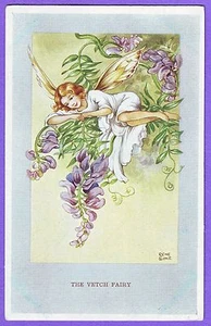 POSTAL FIRMADA ARTISTA DE CLOKE FAIRIES THE VETCH FAIRY R - Imagen 1 de 1