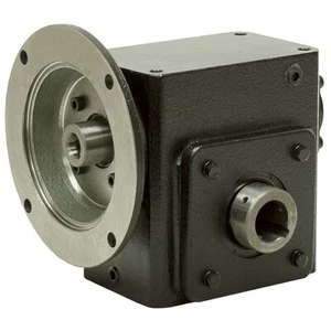 30:1 Right Angle Cast Iron Worm Gear Reducer 1.65 HP 56C Hollow Output Worldwide - Picture 1 of 3