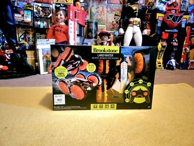 Brookstone Land / Water High Speed Amphibious Stunt R/C Vehicle New  - Image 1 of 4