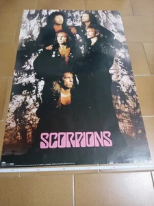 POSTER SCORPIONS 1989 VINTAGE OTTIME CONDIZIONI - Picture 1 of 4
