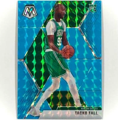 2019-20 Panini Mosaic 244 Tacko Fall RC Blue Fluorescent Prizm rookie card 10/15 - Image 1 of 3