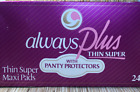 Vintage Collectible ALWAYS Plus Thin Super Maxi Pads Movie Prop 1982