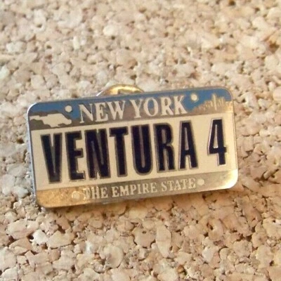Robin Ventura 4 NY New York Mets license plate style pin MLB c31618  - Image 1 of 4