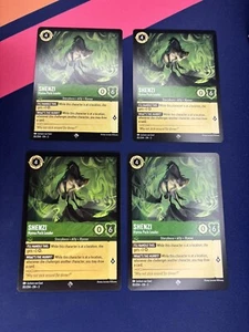 4 X Shenzi Hyena Pack Leader 85/204 Súper Raro Into the Inklands Disney Lorcana - Imagen 1 de 2