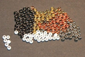 FLY TYING BRASS BEADS-4 COLORS (25 PCS) - Picture 1 of 13