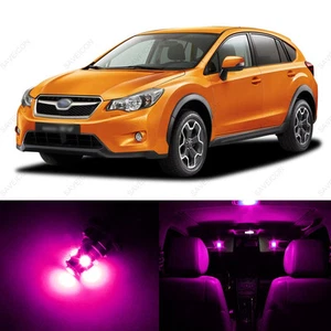 Paquete de 8 luces interiores LED rosas para Subaru XV Crosstrek 2013-2017 + HERRAMIENTA - Imagen 1 de 6