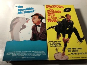 The Shakiest Gun in the West / The Incredible Mr. Limpet VHS Don Knotts Comedies - Picture 1 of 3