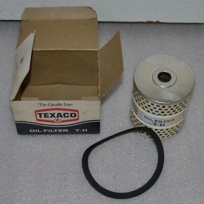 Nuevo de Lote Antiguo Texaco T-11 Motor Filtro de Aceite Coche Camión  Foto 1 de 4
