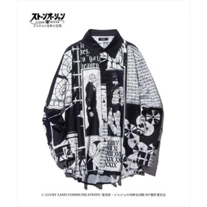 Glamb JoJo's Bizarre Adventure Enrico Pucchi Stone Ocean P-Shirt Black M-XL New - Picture 1 of 19