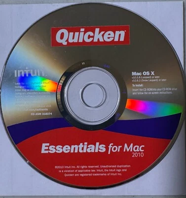 Quicken Essentials for Mac 2010 - Image 1 of 2