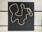 Wunderschöne Alte Akoya Zuchtperlenkette Ca. 100 Cm 125 Perlen