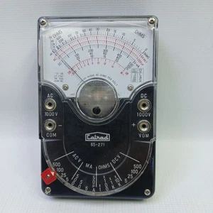 Calrad Multitester TK-201 AC DC 1000 OHM/Voltio 65-271 En Caja Original, Sin Manual  - Imagen 1 de 8