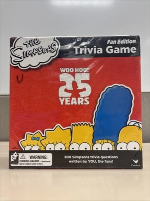 The SIMPSONS - Trivia Board Game, Fan Edition  25 Years - New Sealed  - Image 1 of 4