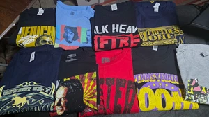 VINTAGE WRESTLING SHIRTS LOT OF 9  WWE/WWF/AEW/WCW  XXL,XL  NEW/UNWORN - Picture 1 of 17