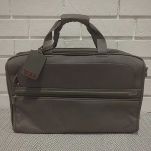 Tumi G4 Gray Nylon Expandable Luggage Garment Travel Bag w/ Strap Lock Tag - Picture 1 of 17
