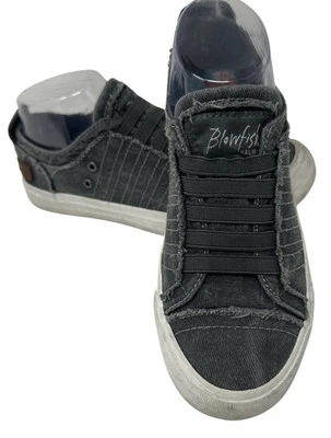 Zapato de Barco Blowfish Malibu Mujer Marley Talla 6 Plano Sin Cordones Banda Elástica Envejecido Foto 1 de 4