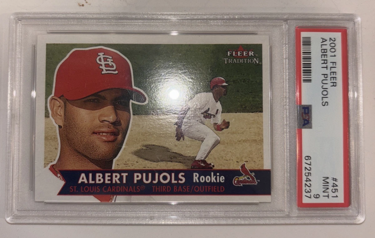 Albert Pujols Rookie Fleer Baseball Trading Cards