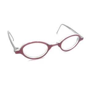 Anne Et Valentin ZOZ 00L Maroon Teal Round Eyeglasses Frames 38-20 142 France - Picture 1 of 12