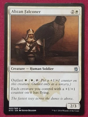 Magic The Gathering KHANS OF TARKIR ABZAN FALCONER white card MTG - Image 1 of 2
