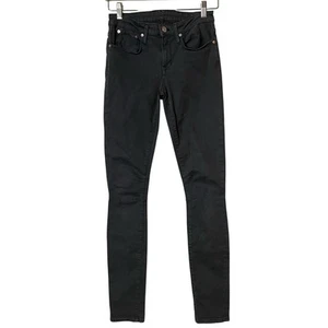 Helmut Lang Black Denim Skinny Jeans Women's SZ 26 Cotton Classic Jeans EUC - Picture 1 of 9