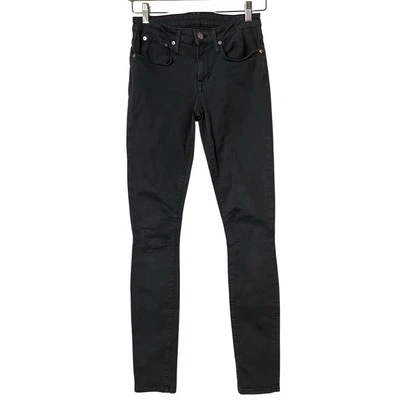 Helmut Lang Black Denim Skinny Jeans Women's SZ 26 Cotton Classic Jeans EUC - Image 1 of 4