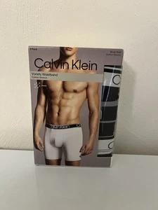 Calvin Klein Boxershorts Variety Waistband Cotton Stretch Herren XL 3er Pack NEU - Bild 1 von 4