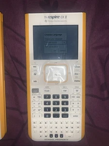 TI-Nspire CX II Calculator, +Battery & Cable, Texas Instruments, School Version - Picture 1 of 7