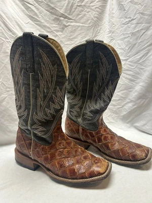 BOTAS DE VAQUERO Anderson Bean Horsepower Seas the Day HP1823 Puntera Cuadrada 9.5 D Pez Foto 1 de 4