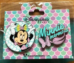 Pin’s  Brooch Set Minnie Mouse Sirène Disneyland Paris Disney - Afbeelding 1 van 2