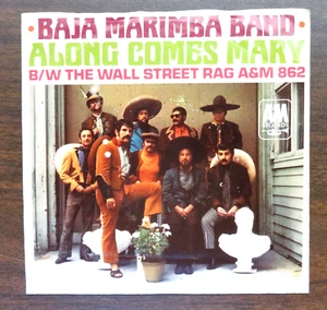 BAJA MARIMBA BAND - Along Comes Mary & The Wall Street Rag -  1967  - 45 Record - Imagen 1 de 3