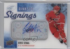 2015-16 Upper Deck Ice Rinkside Signings Eric Staal #RS-ES Auto