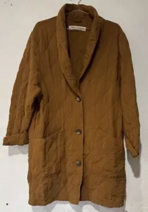 Free People Joanna Maxi, quilted jacket Brown/Tan/Orange - Picture 1 of 10