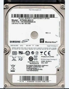 Seagate 500GB Internal Laptop Drive 5400RPM 2.5" (ST500LM012) SATA - Picture 1 of 1