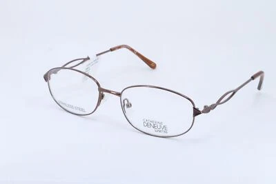 Catherine Deneuve CD0405 Brown Oval Women Full Rim 52-17-135 Eyeglasses Frames - Image 1 of 4