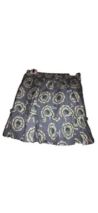 Vintage Baby Gap Girls Blue White Green Floral Linen Blend Skirt Sz 4xl 4y NWT - Picture 1 of 3