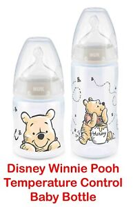 NUK Disney Winnie the Pooh Baby Bottle Temperature Control, 0-6m (150ml / 300ml)