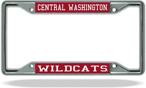 Central Washington Wildcats License Plate Frame - Picture 1 of 1