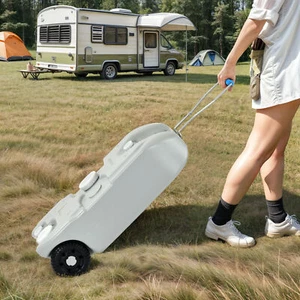 10.6 Gallon Portable Water Tank 40L Holding Camper Sewer Dump RV Travel Camping - Bild 1 von 11