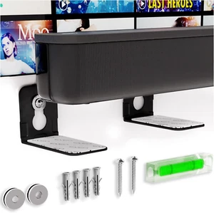 EVEO Soundbar Mount for LG, Samsung, Roku, Sony, JBL, Vizio, Bose - Sound Bar Mo - Picture 1 of 12