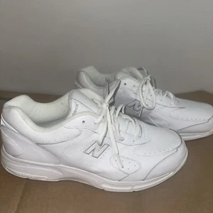 New Balance 575 Men Size 13 White Walking Leather Sneakers MW575WT 2E - Picture 1 of 10