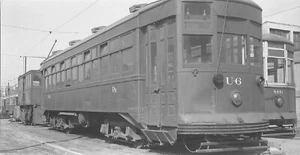 25C285 NEG 1940s PHILADELPHIA TRANSPORTATION CO RAILWAY WORK CAR ? U-6 - Picture 1 of 1