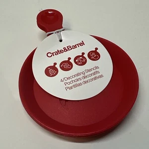 Christmas Decorating Stencils 4 ct from Crate and Barrel - Picture 1 of 8