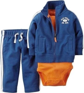 Carters Baby Boys 3 Piece Cardigan Set - Size Varies - Picture 1 of 1