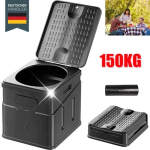 Campingtoilette.Faltbar Klo Tragbare Mobile Toilette Campingklo Trockentoilette! - Bild 1 von 17