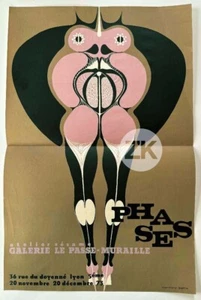 PHASES Mouvement Revue Exposition Wifredo LAM B. JUND 2 Affiches 1968 et 1973 - Picture 1 of 2