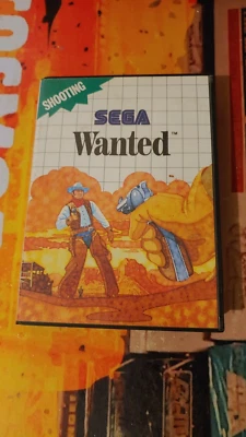 Wanted (1989) Sega Master System (Modul, Manual, Box) working 8-bit CIB - Bild 1 von 2