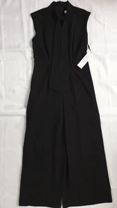 NUOVE TUTE SENZA MANICHE CALVIN KLEIN CRAVATTA COLLO FIOCCO NERO TAGLIA 4 - Foto 1 di 4