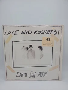 Love and Rockets Earth Sun Moon LP 1987 Big Time Records 6058-1-B Vinyl is EX - Picture 1 of 7